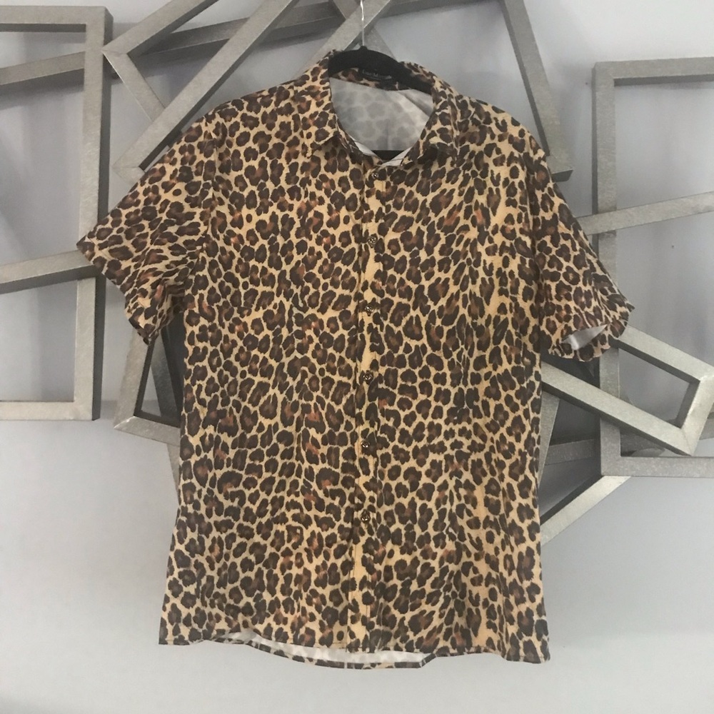 Men’s leopard shirt